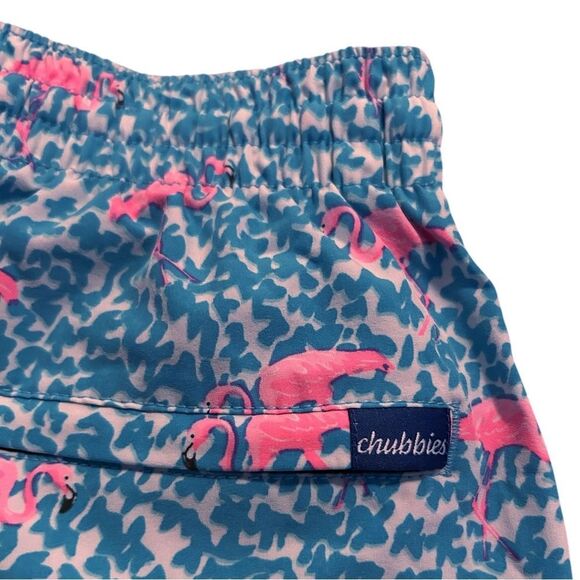Chubbies / Domingos are Flamingos 5.5” Trunks M - Picture 4 of 5